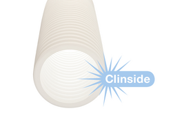 Zehnder ComfoTube mit glatter Innenhaut Clinside nahaufnahme zehdner comfotube glatte Innenhaut Clinside