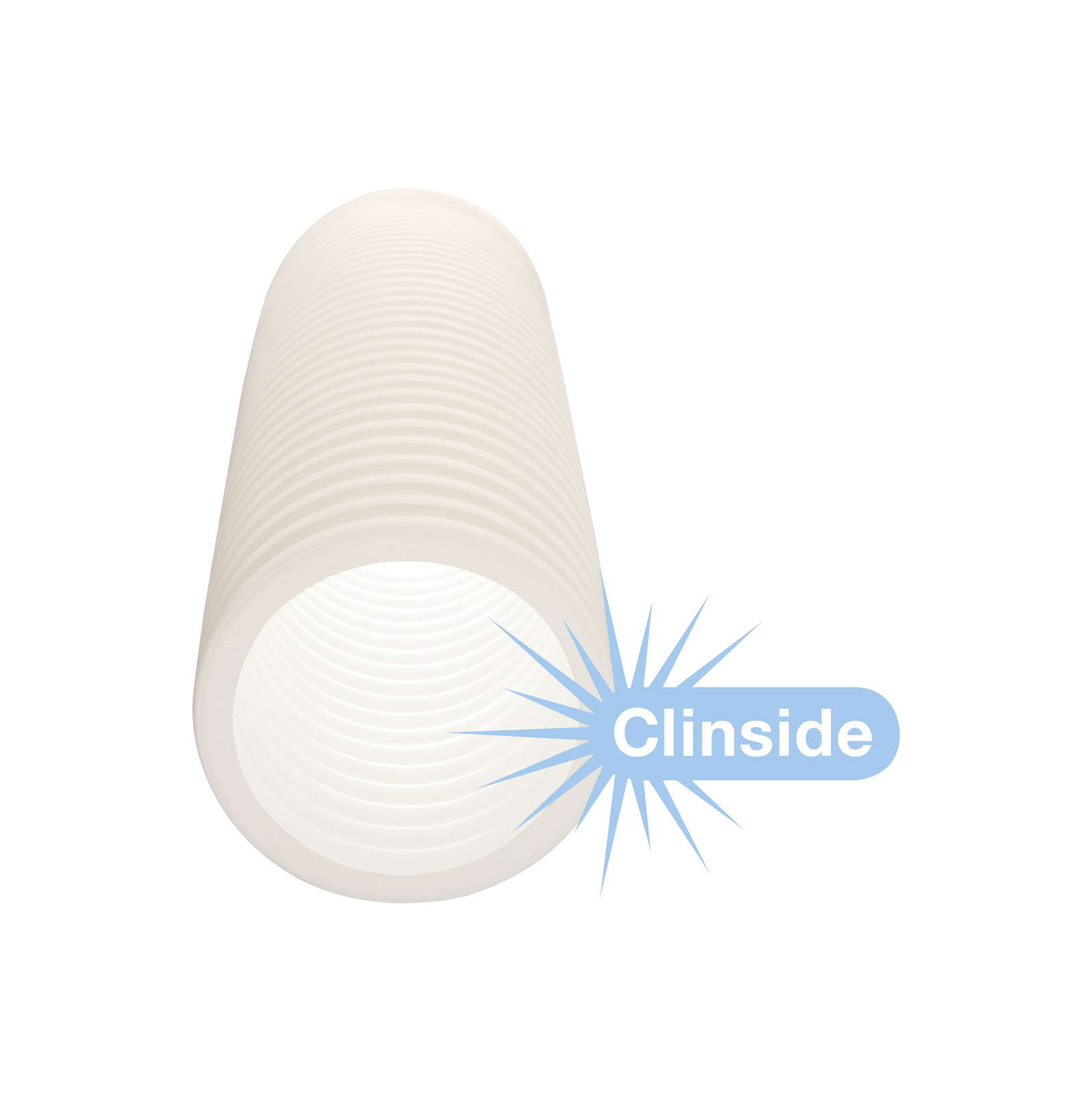 Logo Clinside Cut-Out Zehnder ComfoTube Flow Comfortable indoor ventilation Front view