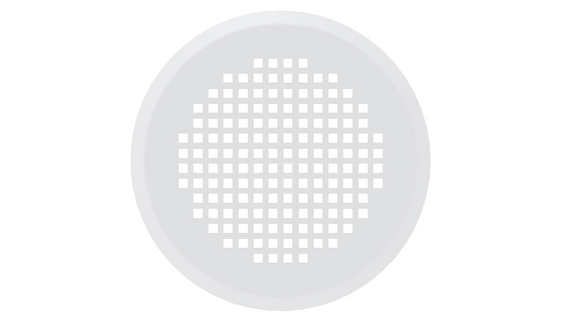 Zehnder_CSY_ComfoGrid Torino decorative grille, extract air Rendering ComfoGrid CLRF/TVA Comfortable indoor ventilation Angled view