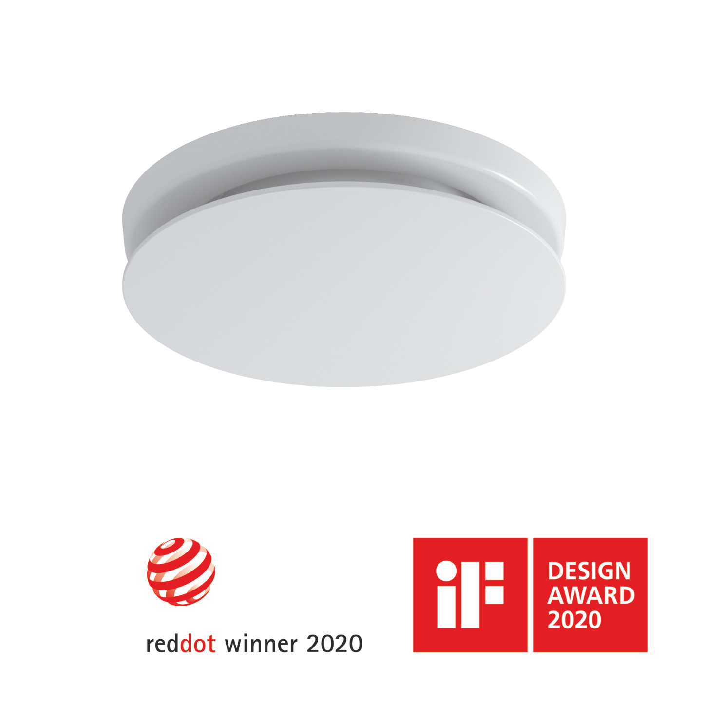 Tellerventil Zehnder ComfoValve Luna E mit Auszeichnungen ComfoValve Luna Tellerventil